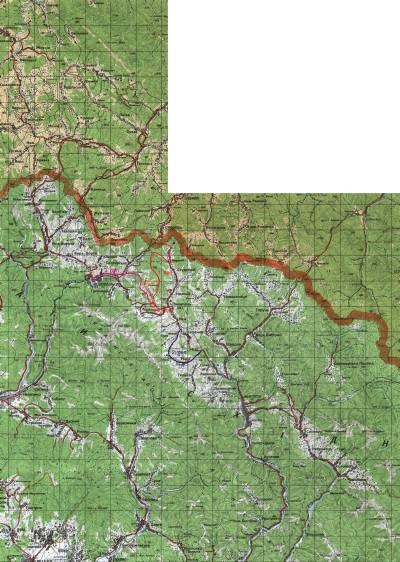 Zakarpatská Ukrajina 2007 - mapa ke stažení