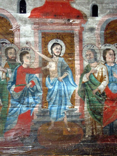 Fresky uvnitř maramurešských kostelů